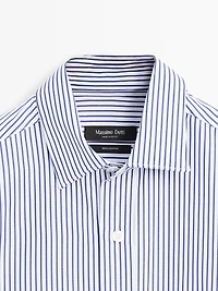Chemise rayures 100 % coton