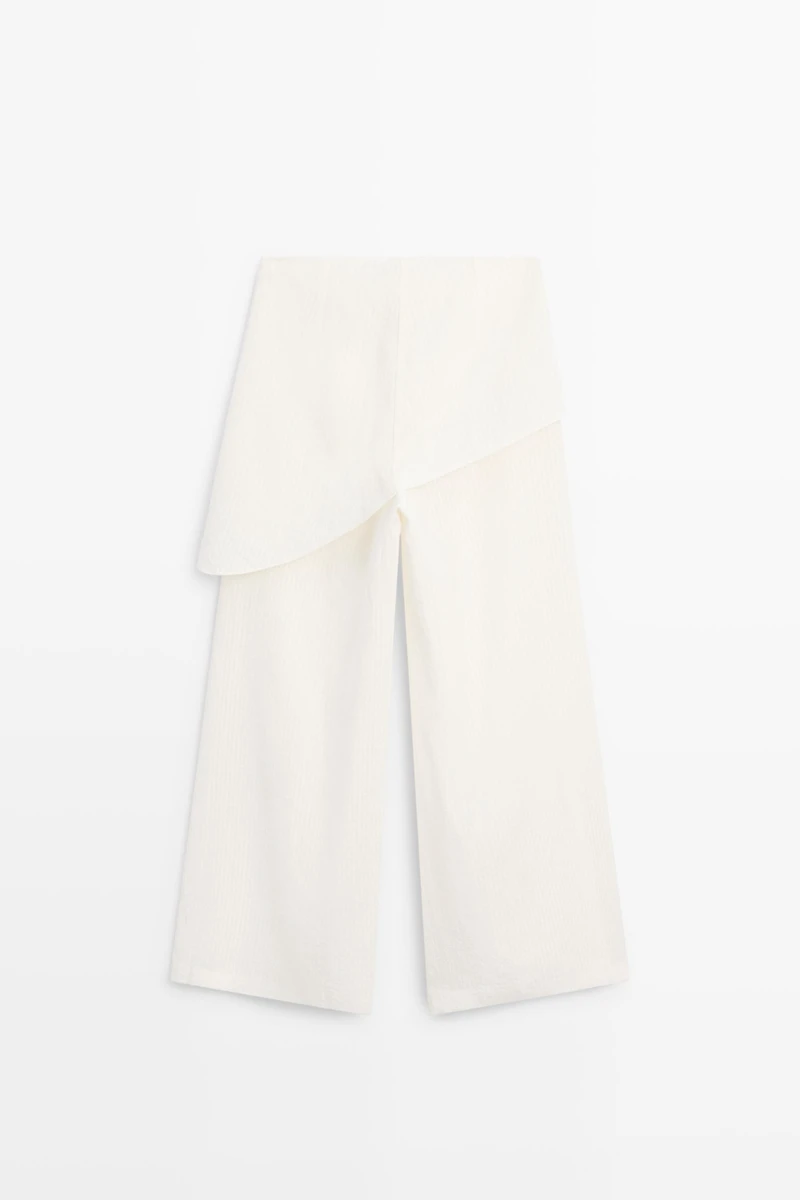 Total look textured skort