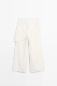 Total look textured skort