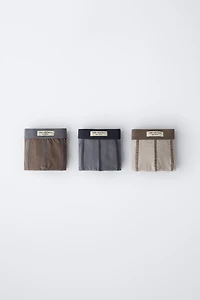 3-6 YEARS/ THREE-PACK OF BOXERS WITH LABEL