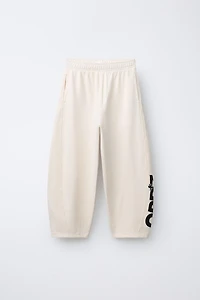 PLUSH BARREL LOGO PANTS
