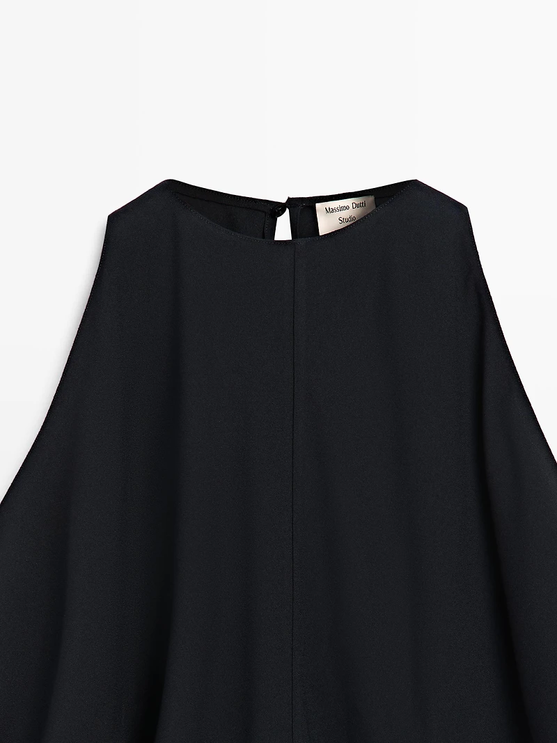 Top with draped detail and low-cut back - STUDIO