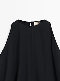 Top with draped detail and low-cut back - STUDIO