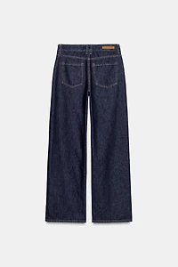 Z1975 WIDE LEG MID-RISE CHAIN JEANS