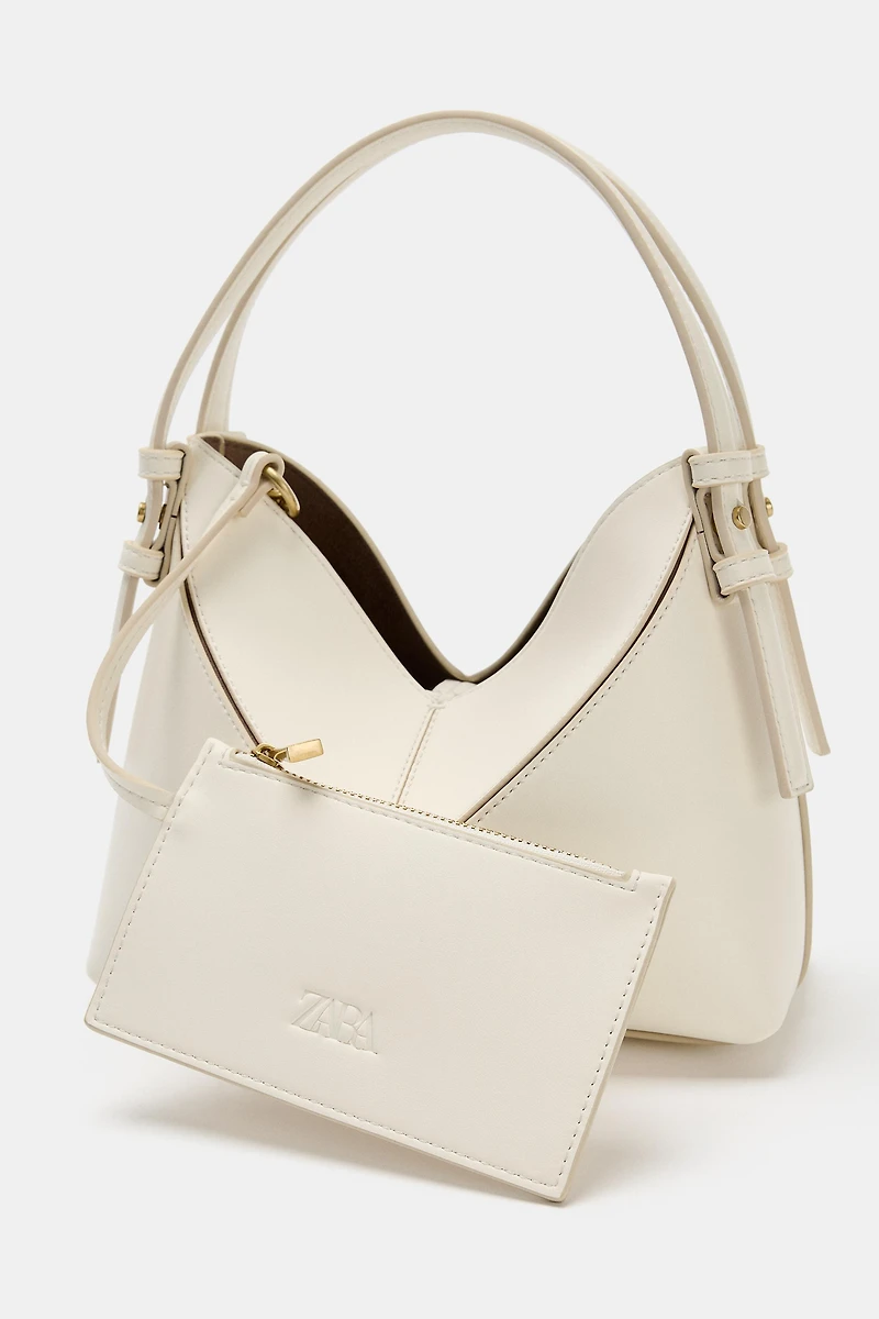 MINI SEAM DETAIL BUCKET BAG