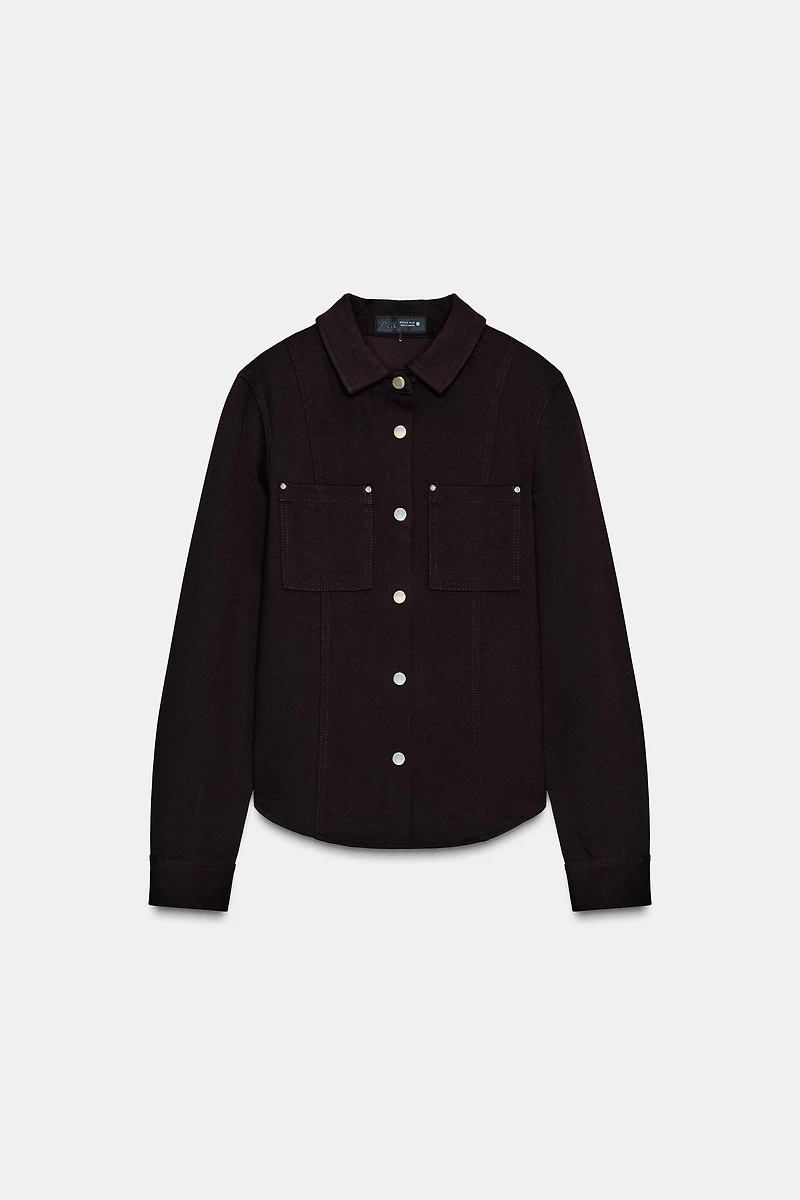 CHEMISE CINTRÉE EN CRÊPE