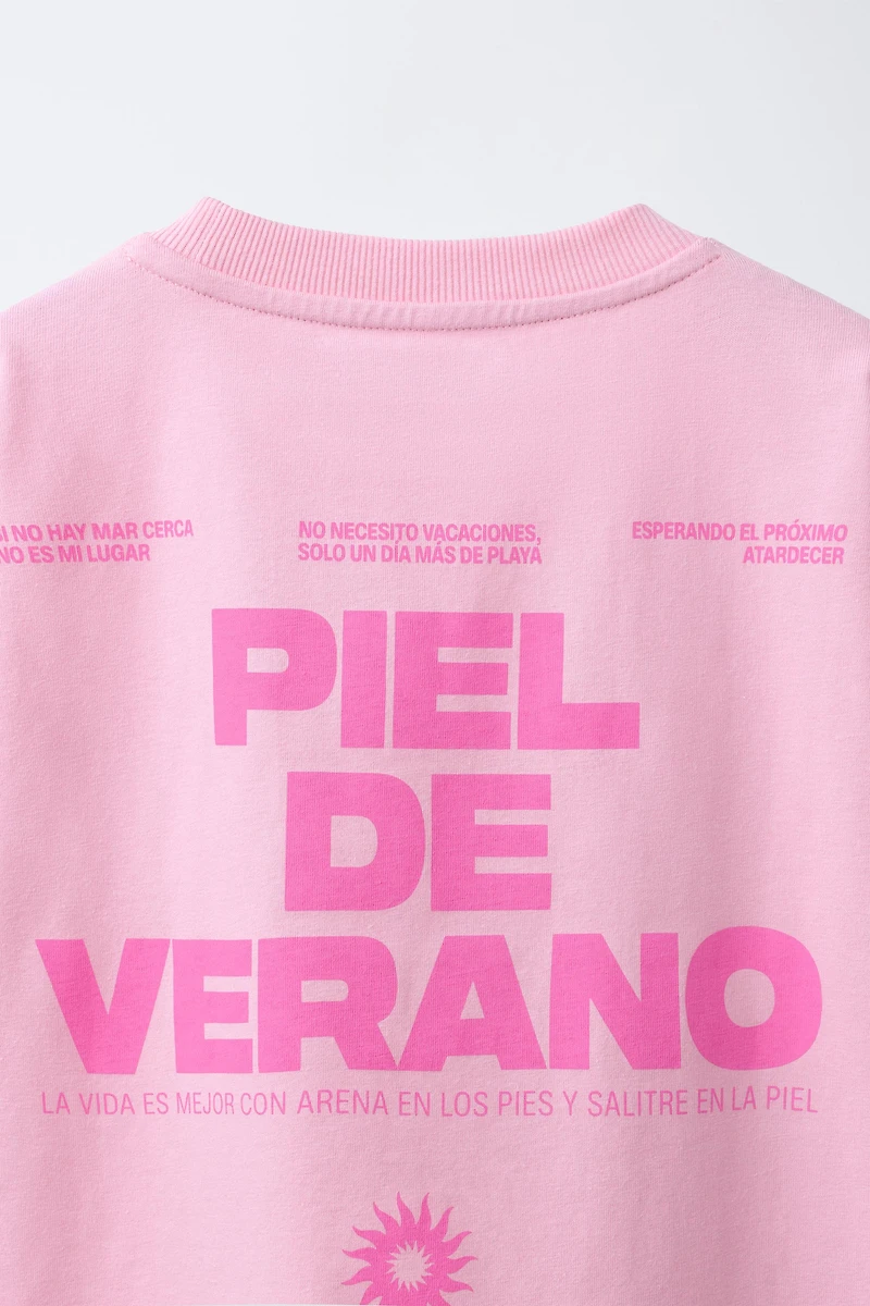 TEXT PRINT T-SHIRT