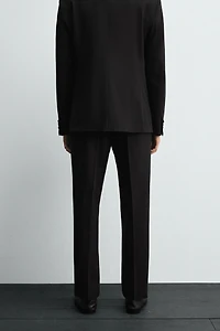 PANTALON DE COSTUME SMOKING AVEC LAINE