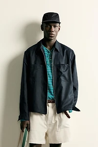 SURCHEMISE ZIPPÉE 100% LIN