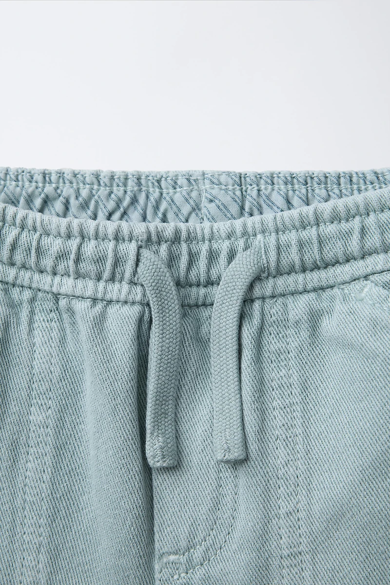 BERMUDA SERGE COMFY EN COTON ET LIN