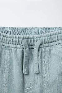 BERMUDA SERGE COMFY EN COTON ET LIN