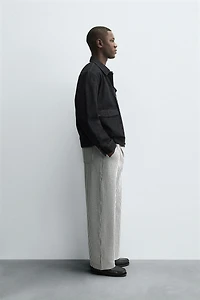 STRIPED SEERSUCKER COMFORT PANTS