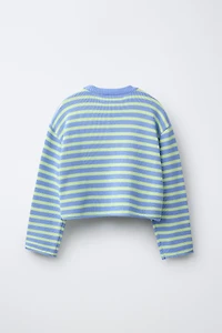 STRIPED KNIT JUMPER