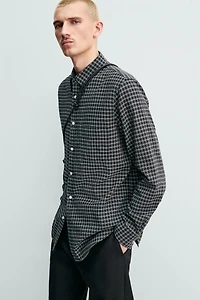 ORIGINS WOOL BLEND PLAID SHIRT