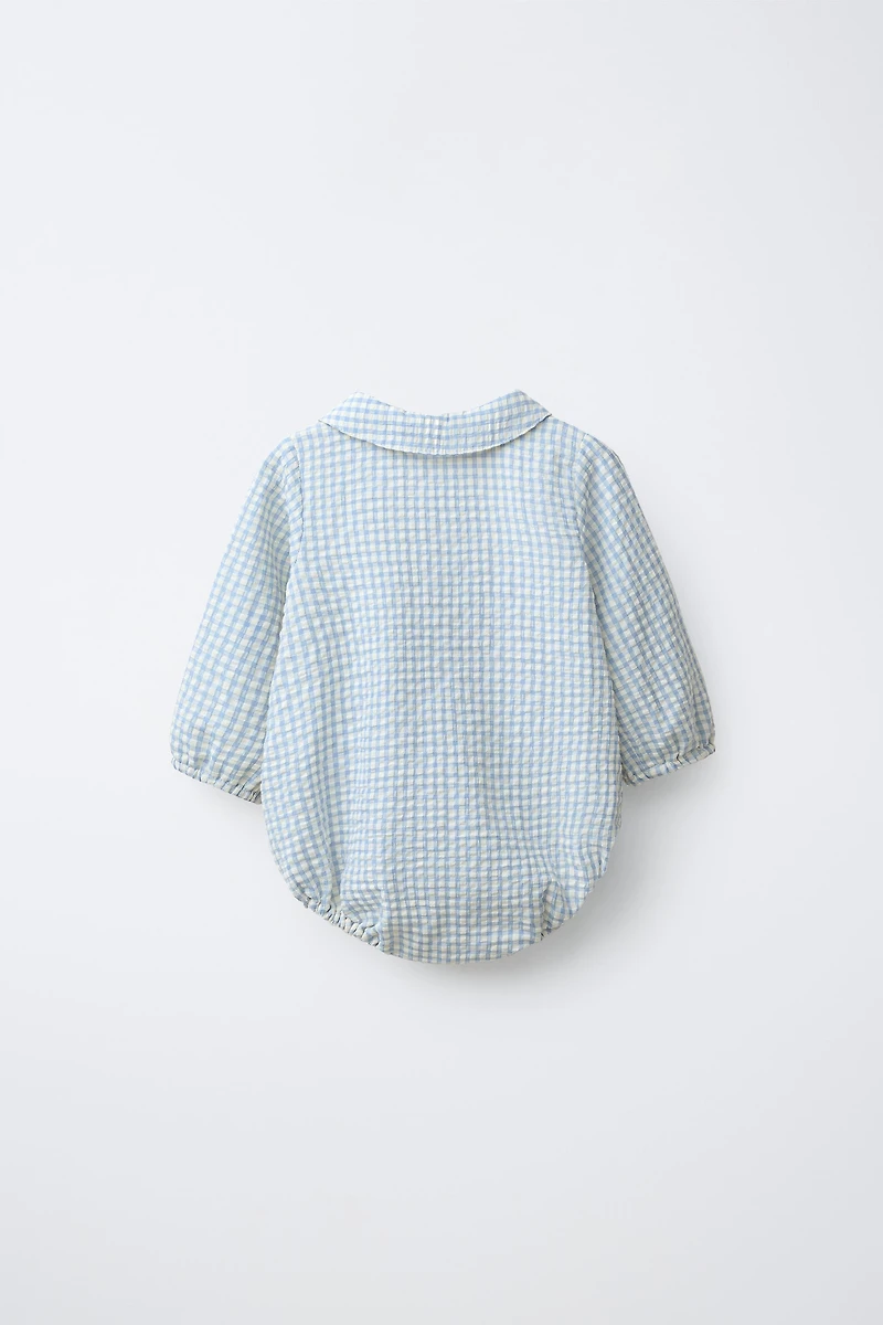 GINGHAM BODYSUIT
