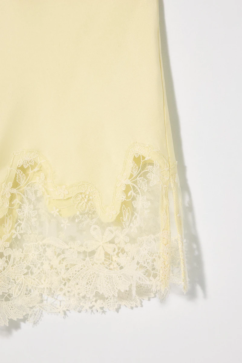SHORT STYLE LINGERIE EN SOIE KATE MOSS X ZARA