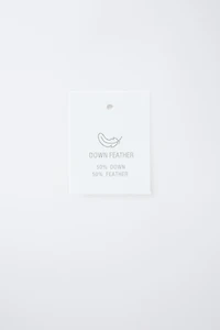 WATER REPELLENT DOWN PUFFER COAT WITH REMOVABLE FAUX FUR HOODIE