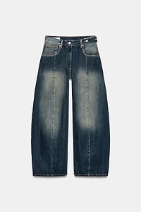 TRF OVERSIZE MID-RISE JEANS