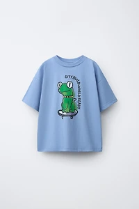 T-SHIRT IMPRIMÉ GRENOUILLE