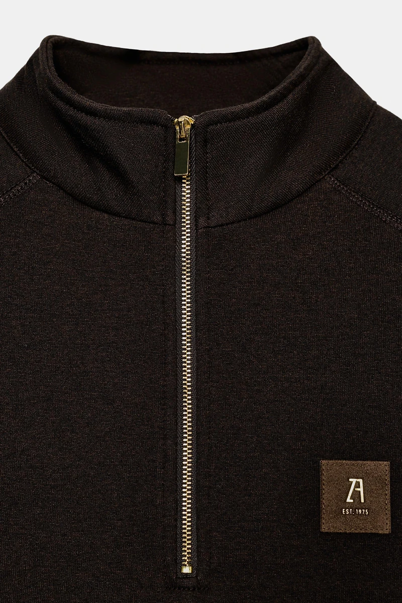SWEAT ZIPPÉ PIÈCE