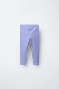 RIBBED DRAWSTRING LEGGINGS