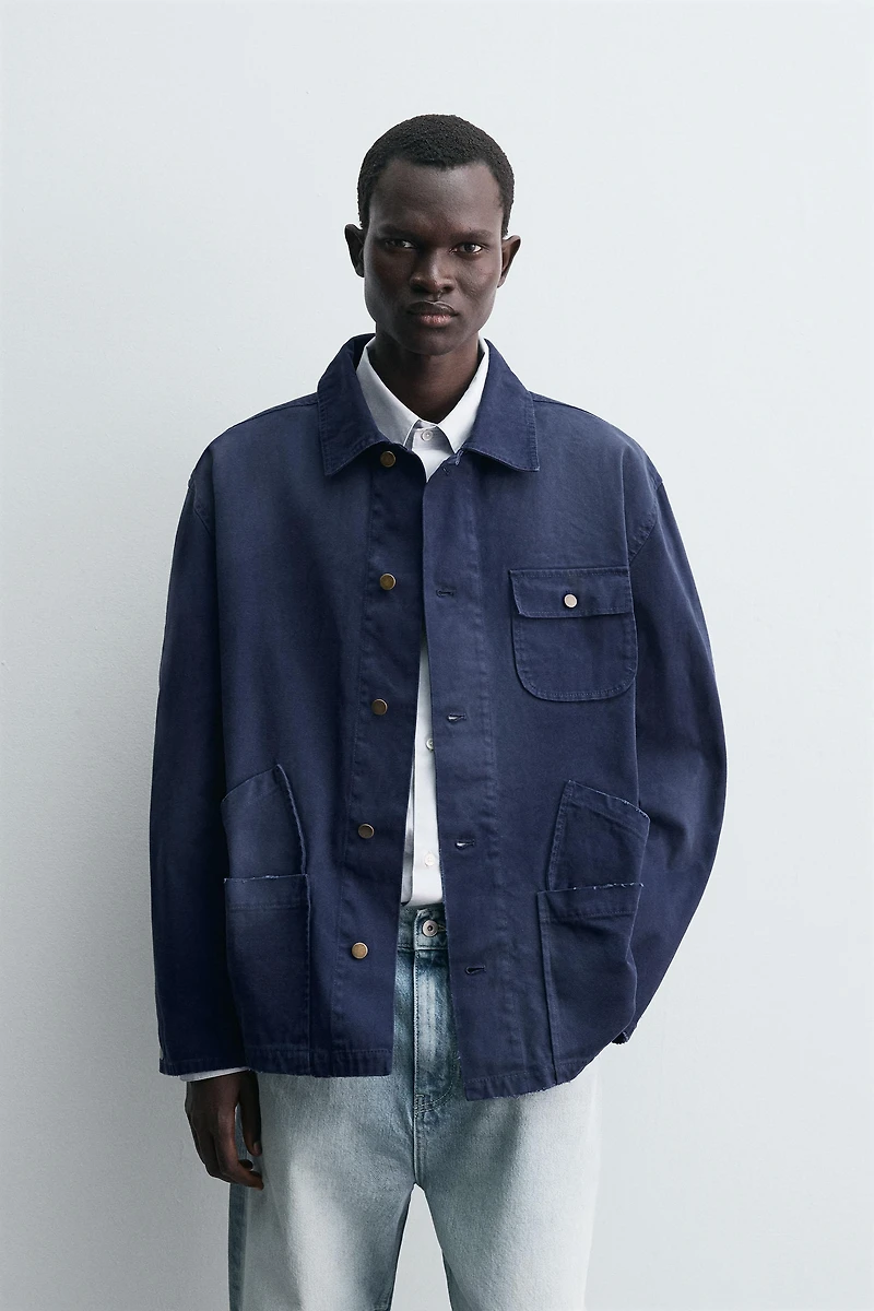 WASHED POCKET JACKET