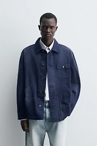 WASHED POCKET JACKET