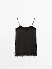 Camisole top with vent details