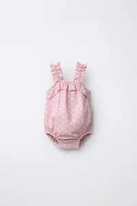 SWISS EMBROIDERED ROMPER