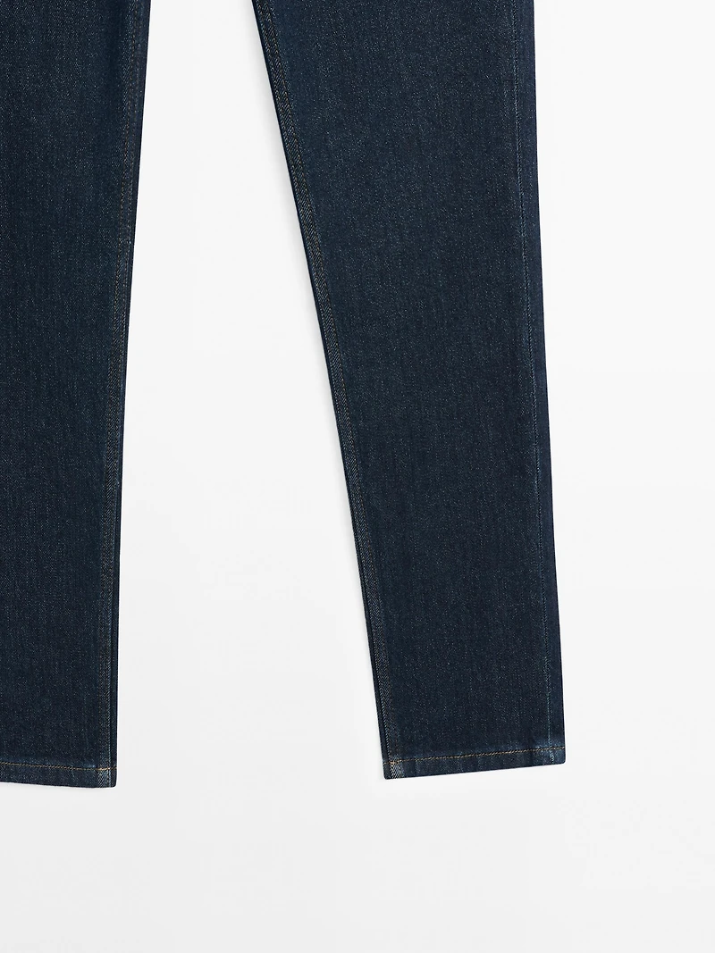 Jean slim cropped mid-rise