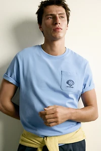COMBINATION RELAXED FIT T-SHIRT