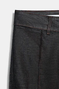 TRF WAXED LOW-RISE JEANS