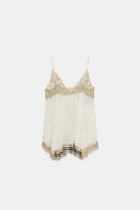 TOP BRODÉ STYLE LINGERIE ZW COLLECTION