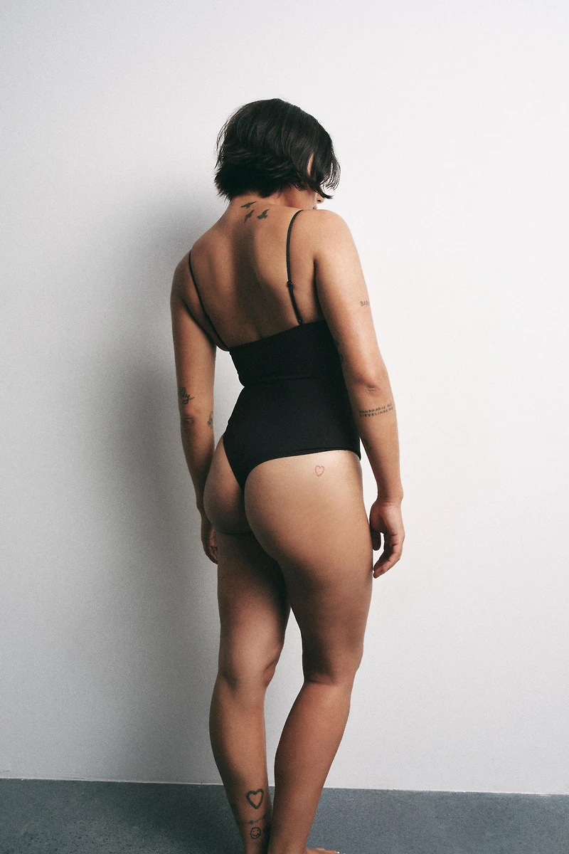 POLYAMIDE STRAPPY BODYSUIT
