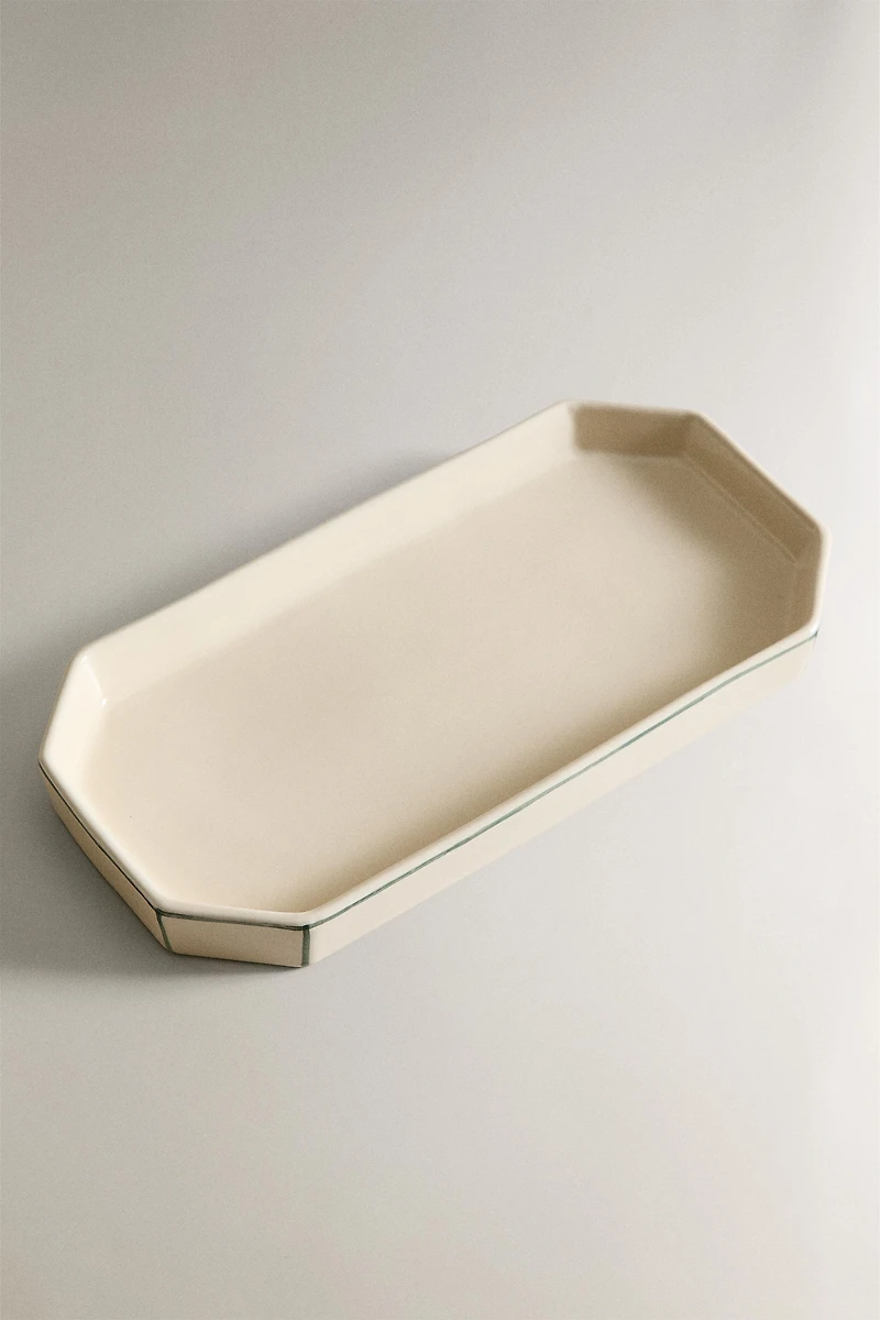 OCTAGONAL BATHROOM TRAY