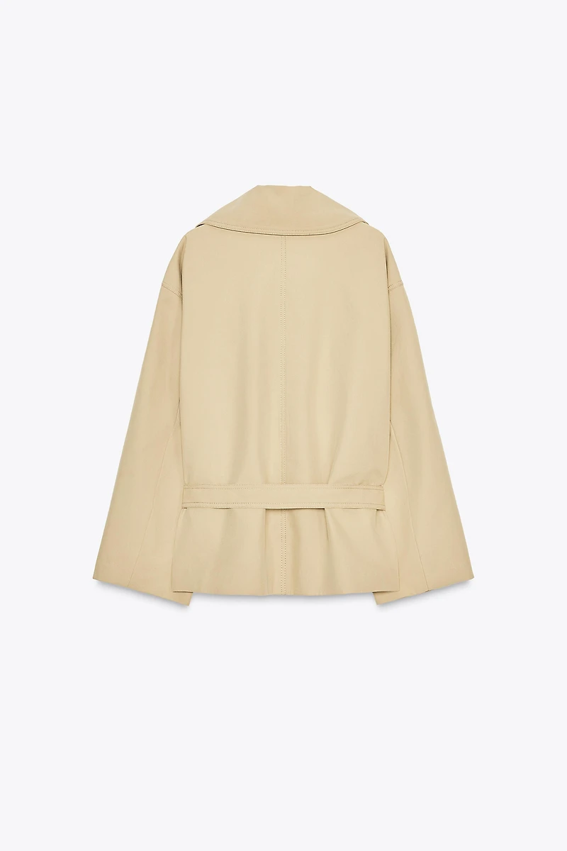 BELTED TRENCH COAT