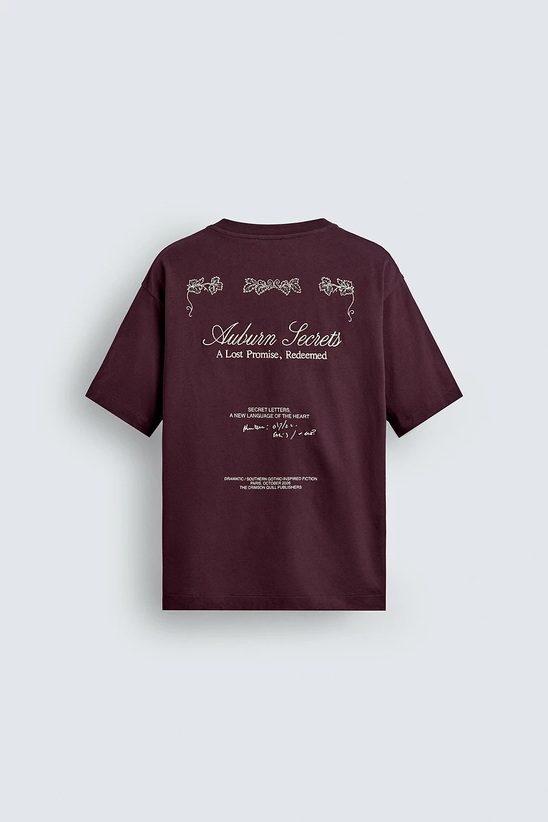 TEXT PRINT T-SHIRT