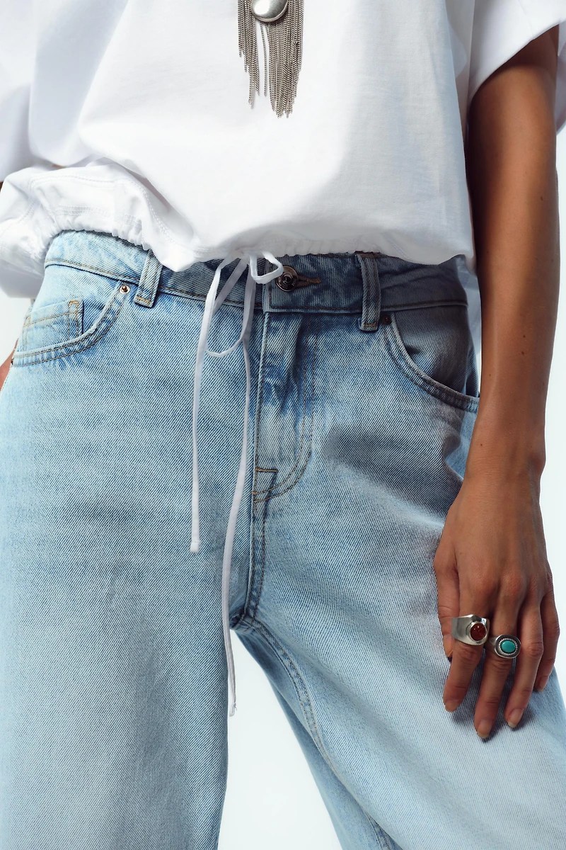 COTTON TIE T-SHIRT