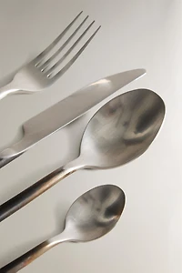 4-PIECE ANTIQUE FINISH FLATWARE SET