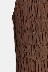 ROBE MI-LONGUE À VOLUME