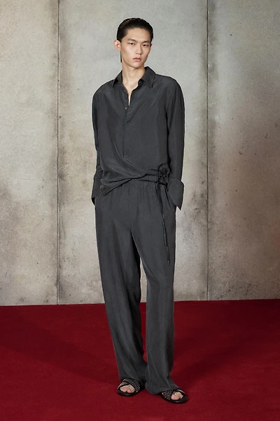 LUDOVIC DE SAINT SERNIN x ZARA SILK POLO SHIRT