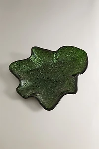 CHRISTMAS TREE GLASS BOWL