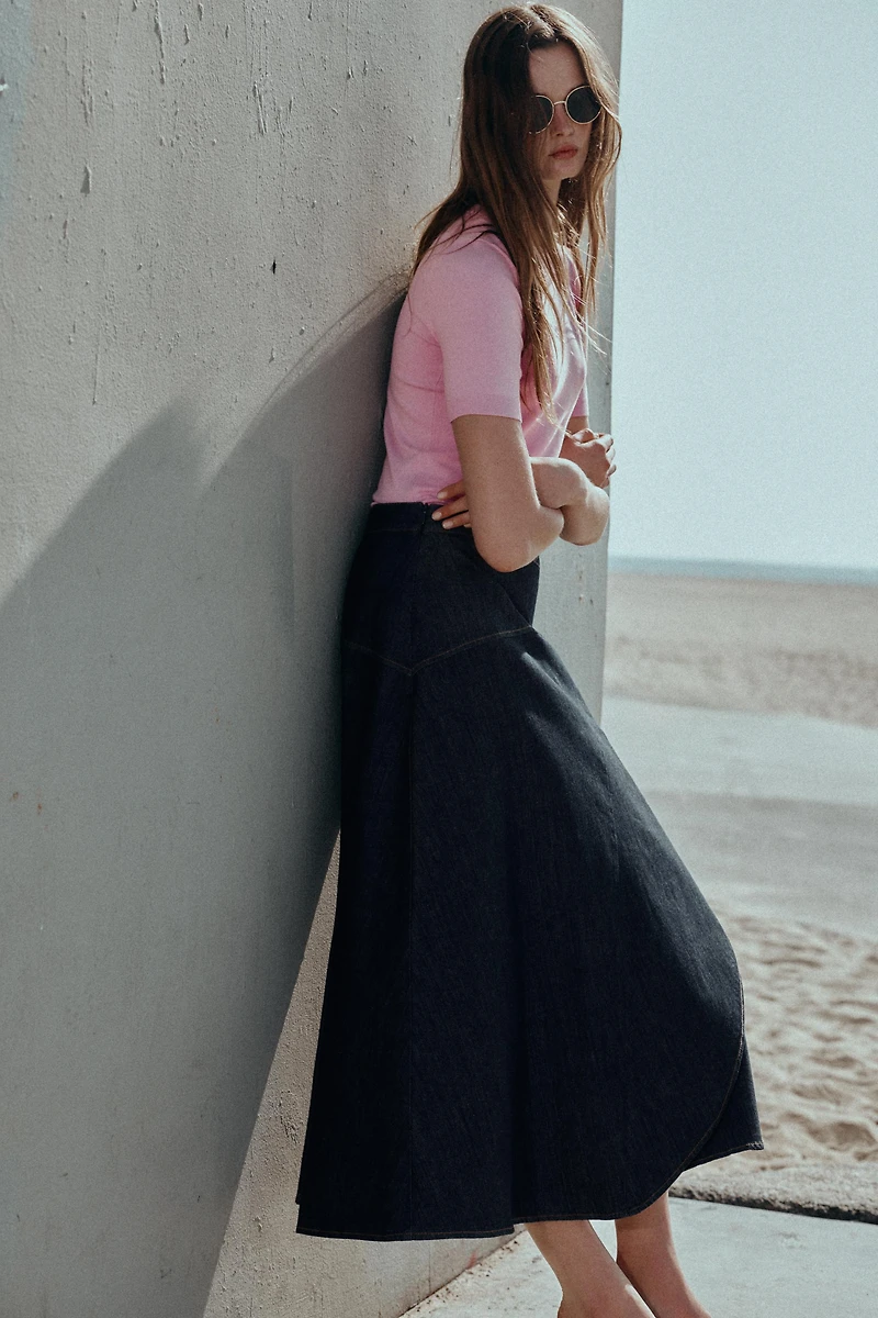 SHORT SLEEVE BASIC KNIT JUMPER