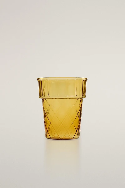 ICE CREAM BOROSILICATE GLASS TUMBLER