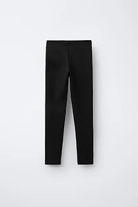 PONTE KNIT BUTTON LEGGINGS