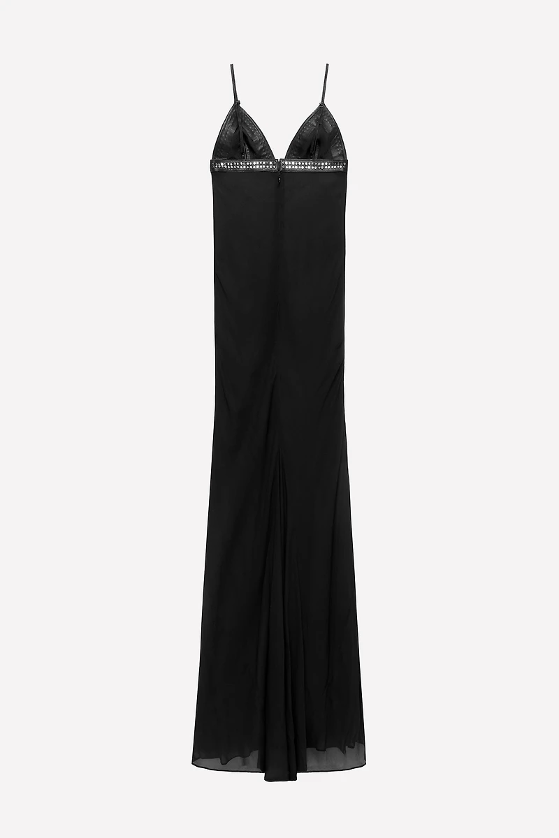 LEATHER COMBINED DRESS LUDOVIC DE SAINT SERNIN x ZARA