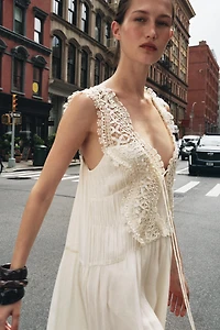 COMBINATION LACE SLIP DRESS