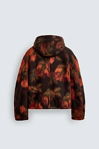 BLOUSON COUPE BOXY À CAPUCHE