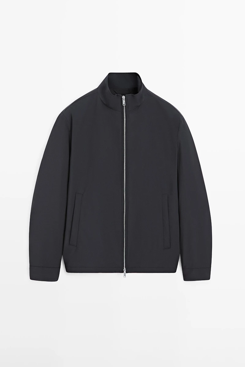 Two-way stretch fabric jacket