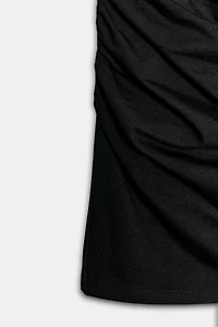 SHORT RUCHED DRESS